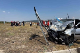 Kütahya’da trafik kazası: 1 ölü 5 yaralı