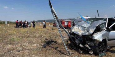 Kütahya’da trafik kazası: 1 ölü 5 yaralı