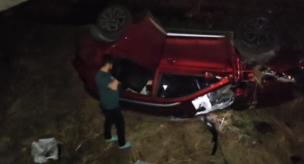 Takla atan otomobilden burnu bile kanamadan çıktı: "Biraz süratliydim, kontrolden çıktım"
