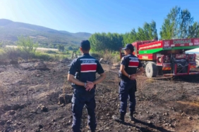 YHT hattında korkutan çalılık yangını