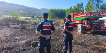 YHT hattında korkutan çalılık yangını