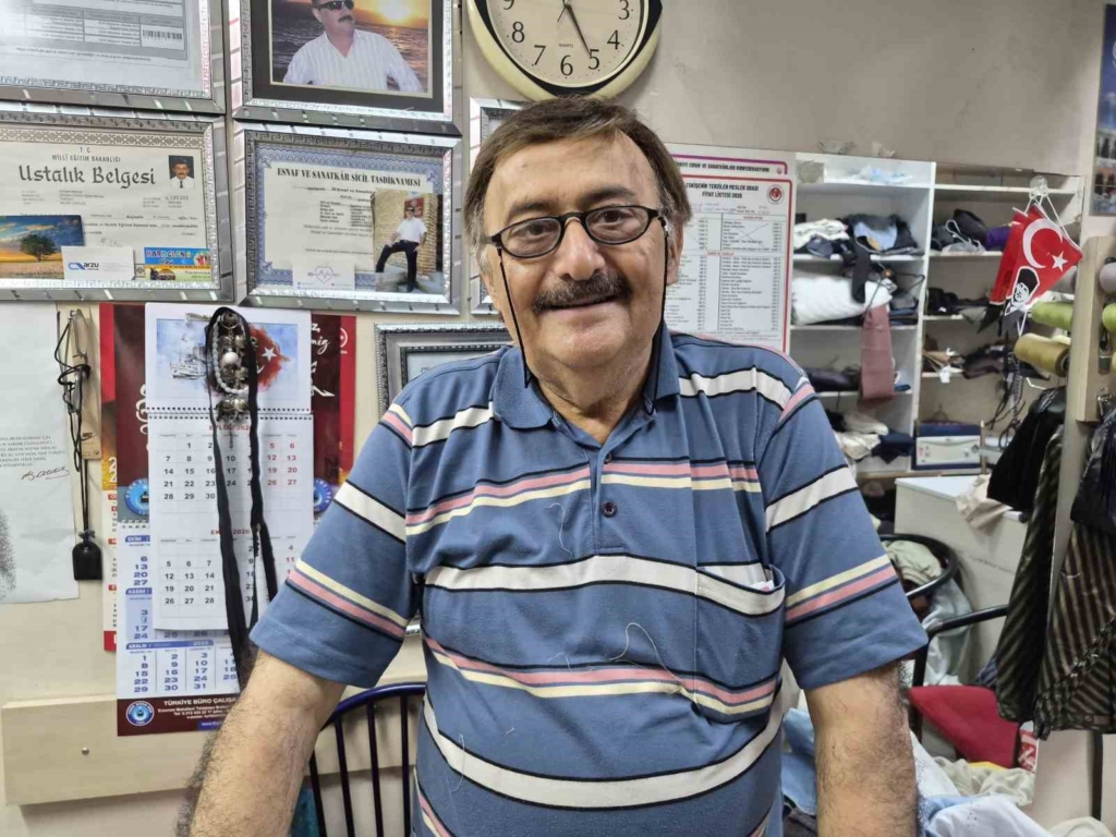 Yılların terzisi kıyafet dikimi yapmayı bırakıp sadece tadilat yapmaya başladı