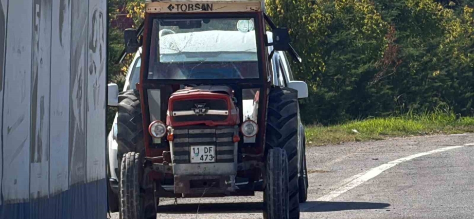 Yüzde 50 zihinsel engelli genç, Bozüyük’ten çaldığı traktörle 55 kilometre yol katetti