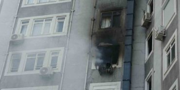 Apartmanda yangın paniği: 5 kişi dumandan etkilendi