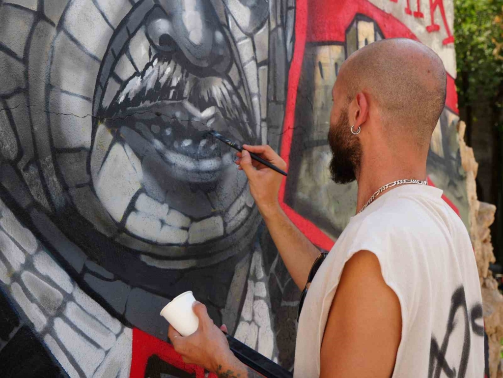 Gaziantepli grafiti sanatçısından Cumhurbaşkanı Erdoğan’a 25’inci yıl hediyesi