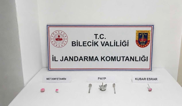 Eskişehir’den aldığı uyuşturucuyla Bilecik’te yakalandı