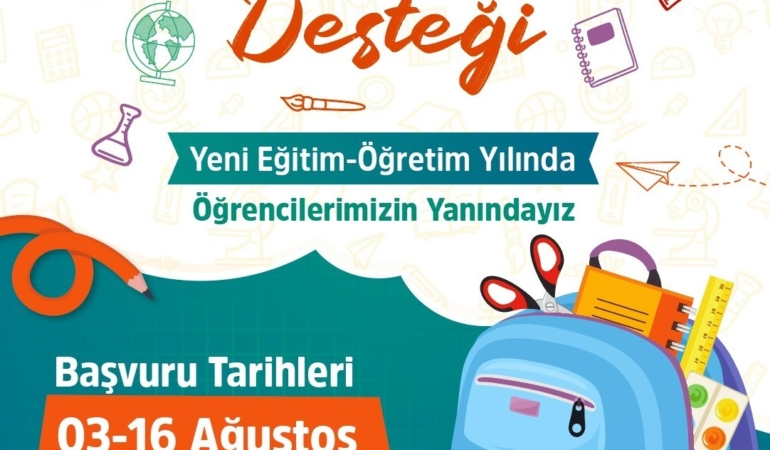 Bursa Büyükşehir Belediyesi’nin kırtasiye desteği başvuruları başladı