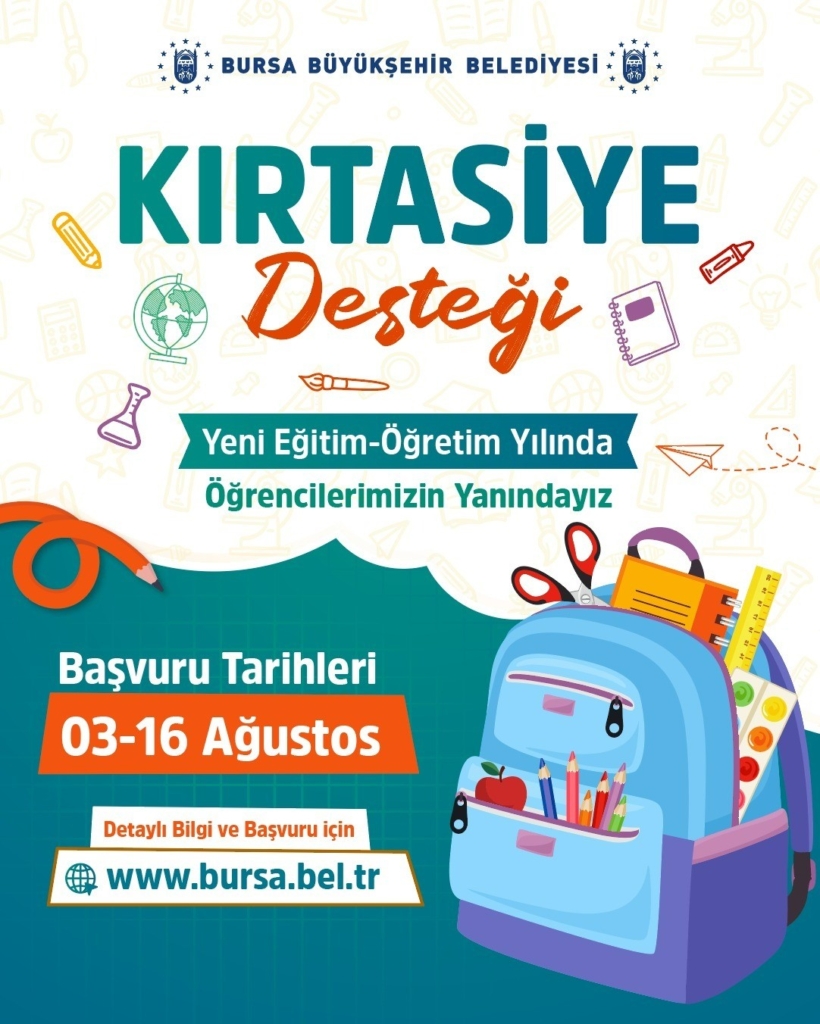 Büyükşehir’den öğrencilere kırtasiye desteği