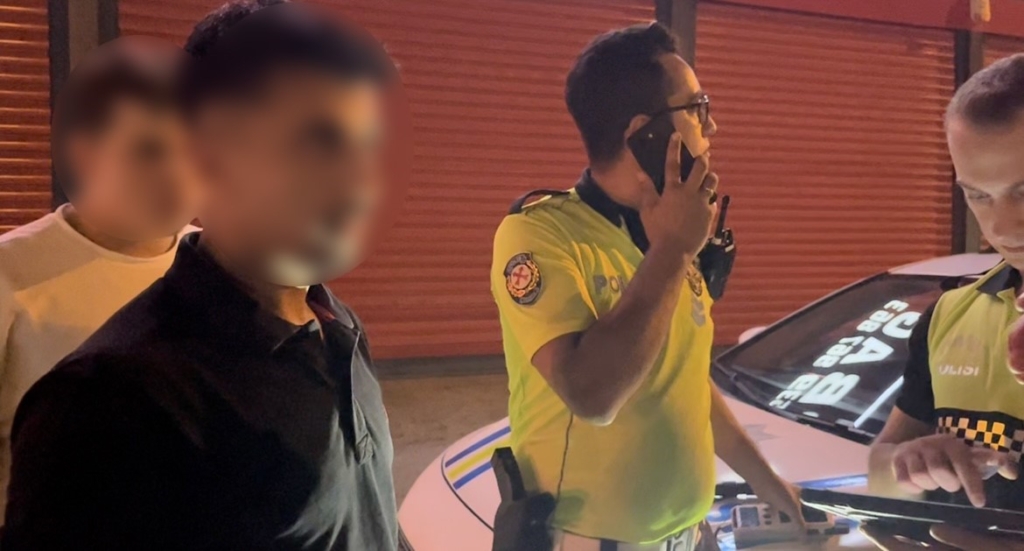 Polisin gözü önünde müşterinin otomobiliyle trafiği tehlikeye attı