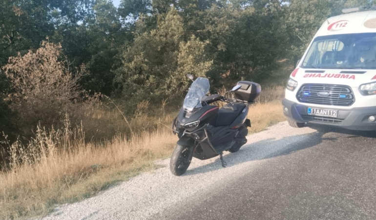 Bilecik’te motosiklet kontrolden çıktı: 1 yaralı