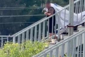 Cumhurbaşkanı Erdoğan’ın pankartını söküp zarar veren şahıs tutuklandı