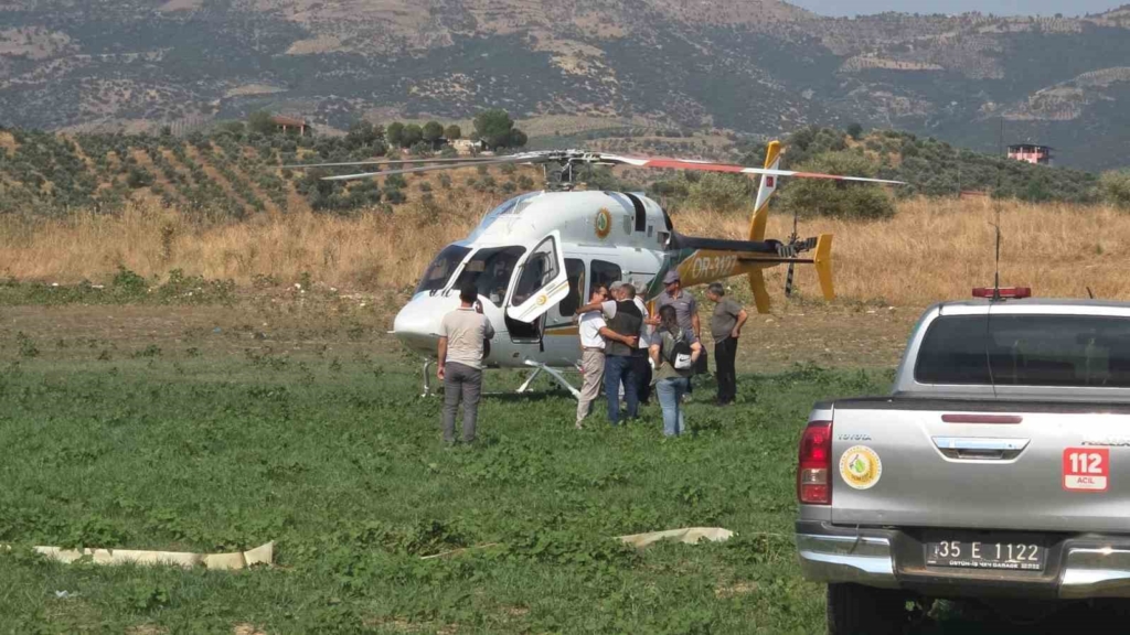 İzmir Beydağ Barajı’ndan su almak isteyen yangın söndürme uçağı havalanamadı