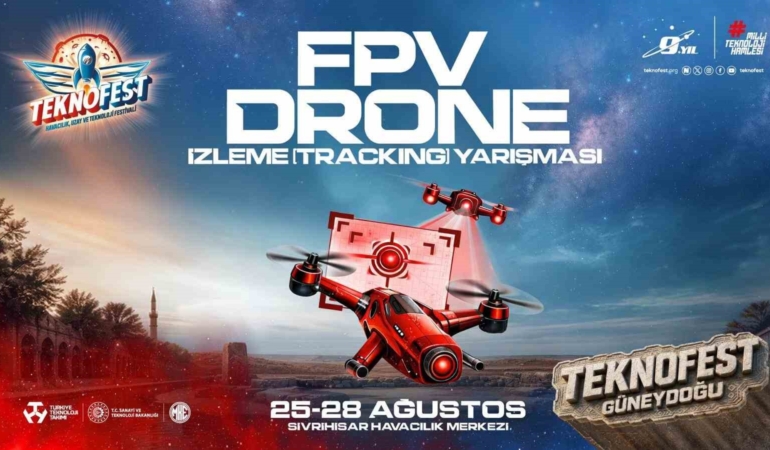 TEKNOFEST’teki FPV dron izleme yarışmasında 20 takım finalde