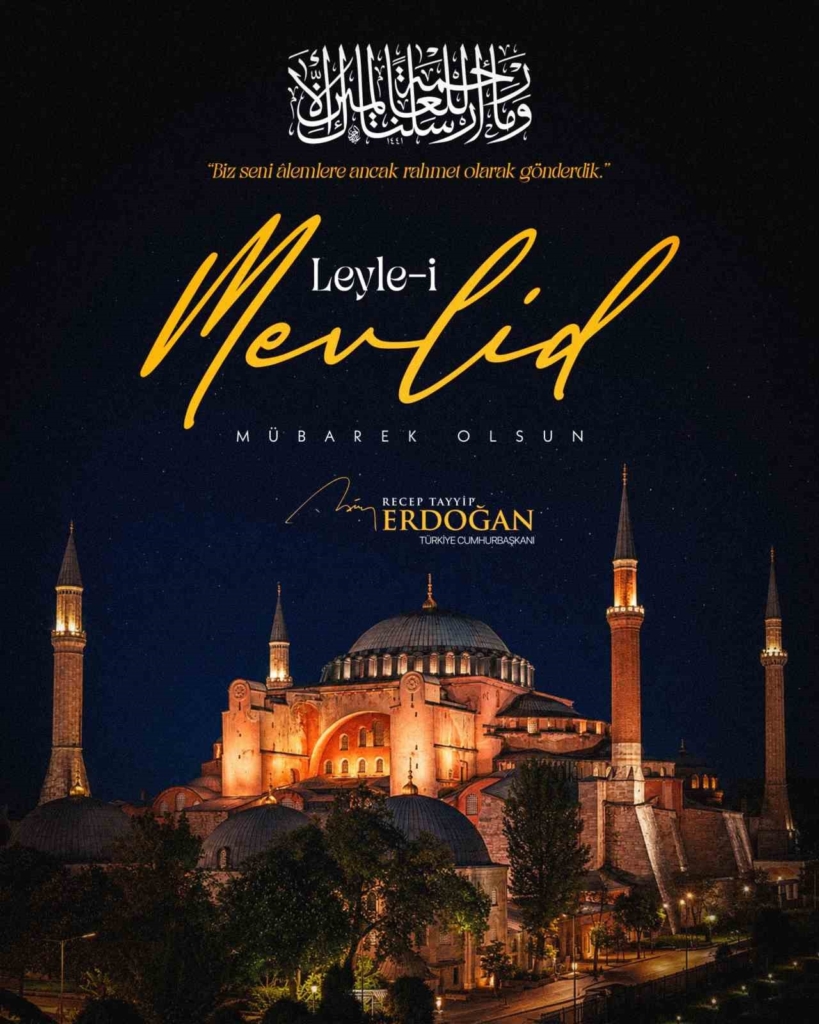 Cumhurbaşkanı Erdoğan’dan Mevlid Kandili mesajı