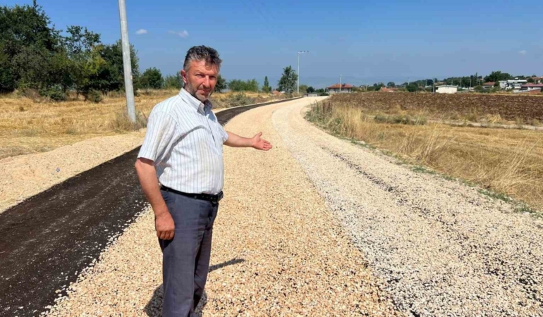 Bursa Büyükşehir’den İnegöl’de 10 kilometrelik yol çalışması