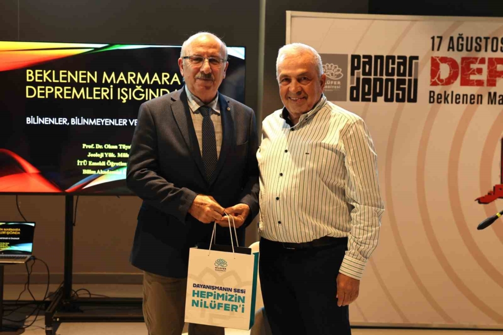 Nilüfer’de Prof. Dr. Okan Tüysüz’den deprem uyarıları