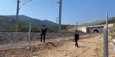 Bilecik’te YHT hattında güvenlik kontrolü