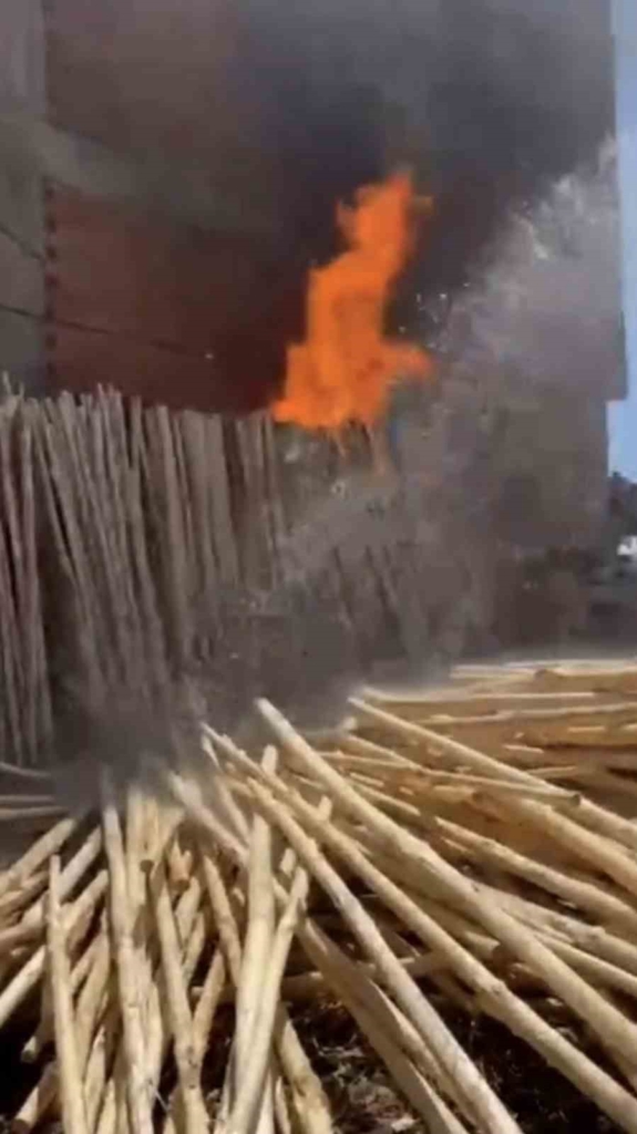 Elazığ’da korkutan yangın