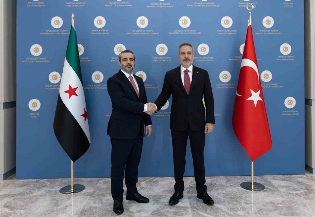 Bakan Fidan, Suriyeli mevkidaşı Şeybani ile görüştü