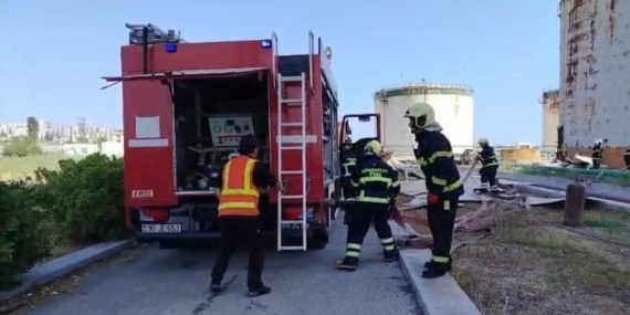Azerbaycan’da petrol tankında çıkan yangına hızlı müdahale