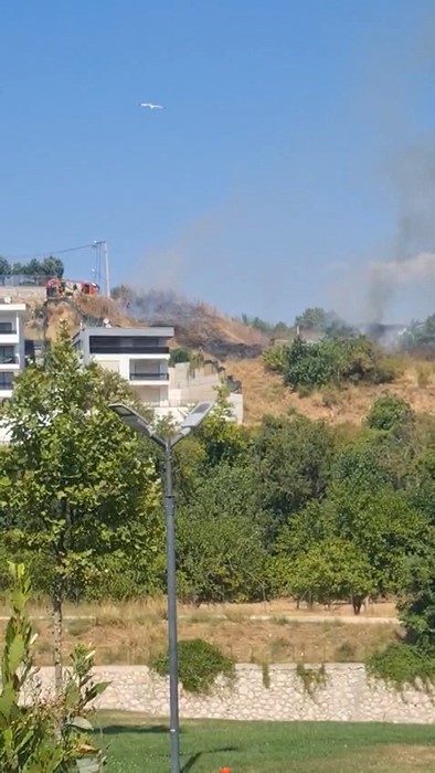 Otluk alanda çıkan yangın hızlı müdahale ile söndürüldü