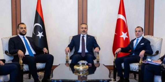 Bakan Fidan, Libya Milli Birlik Hükümeti Başbakanı’nın Ulusal Güvenlik Danışmanı Dibeybe ve Libya Milli Birlik Hükümeti Savunma Bakan Vekili Zubi ile görüştü