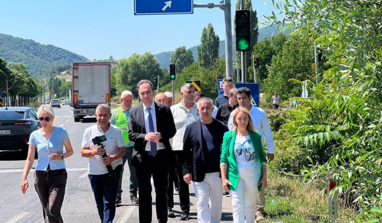 Pazaryeri’nde kritik kavşak ve bölünmüş yol çalışmaları incelendi