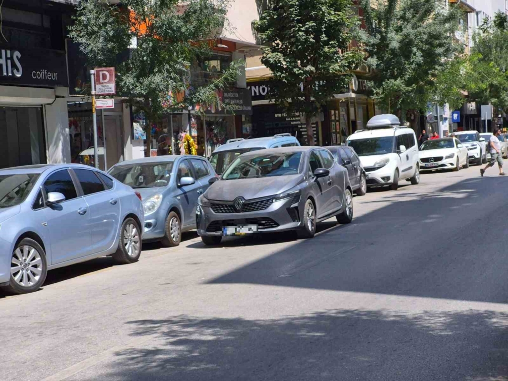 Şair Fuzuli Caddesi çift sıra parktan kurtulamıyor