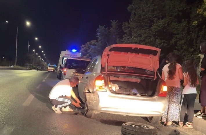Eskişehir çevre yolunda iki otomobilin çarpıştı: 1 yaralı