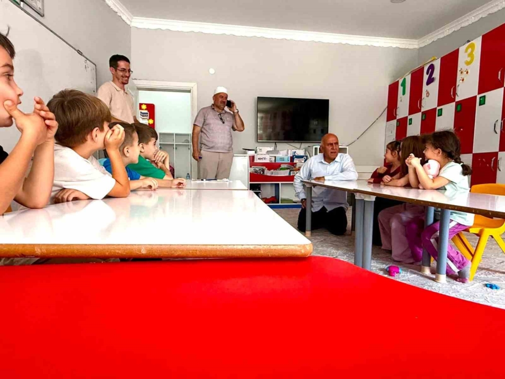 Başkan Demirtaş’tan Yaz Kur’an Kursu’na ziyaret