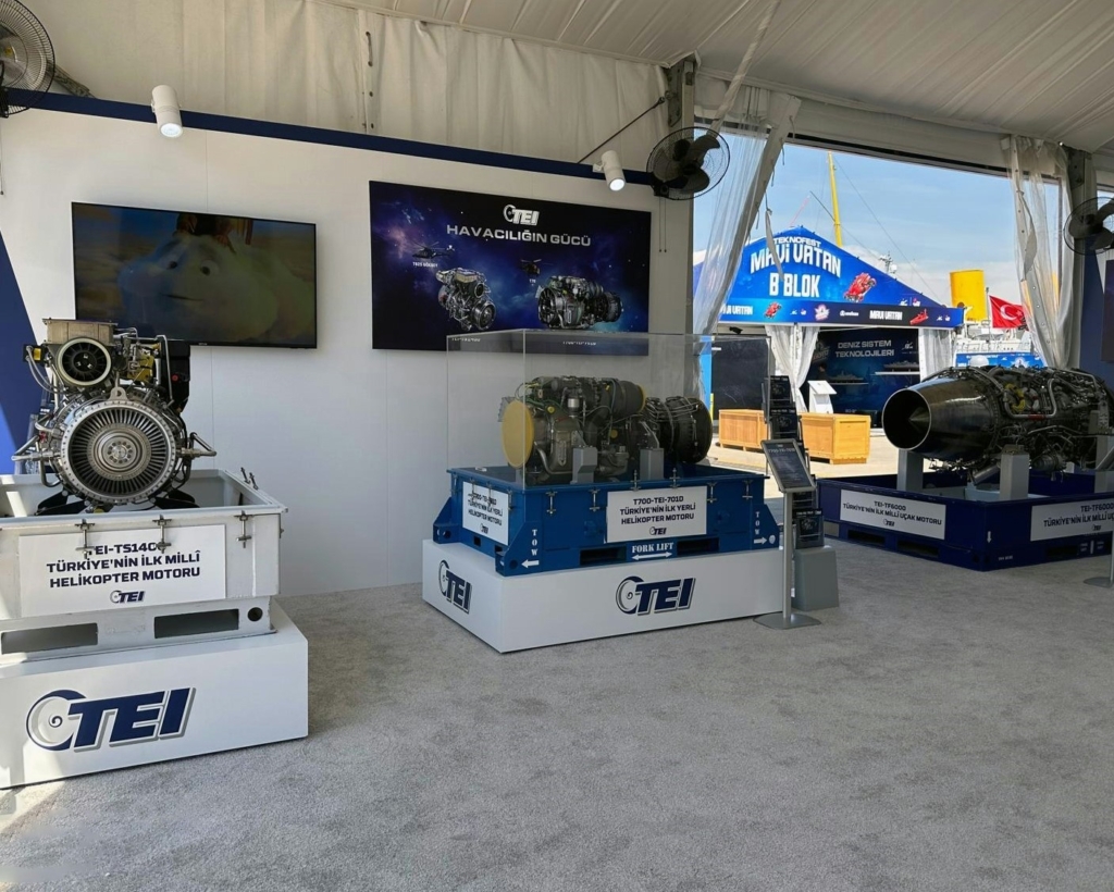 TEI, millî motorları ve üretim kabiliyetleriyle TEKNOFEST Mavi Vatan’da