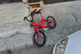 Eskişehir’de otomobile yandan çarpan bisikletli çocuk yaralandı
