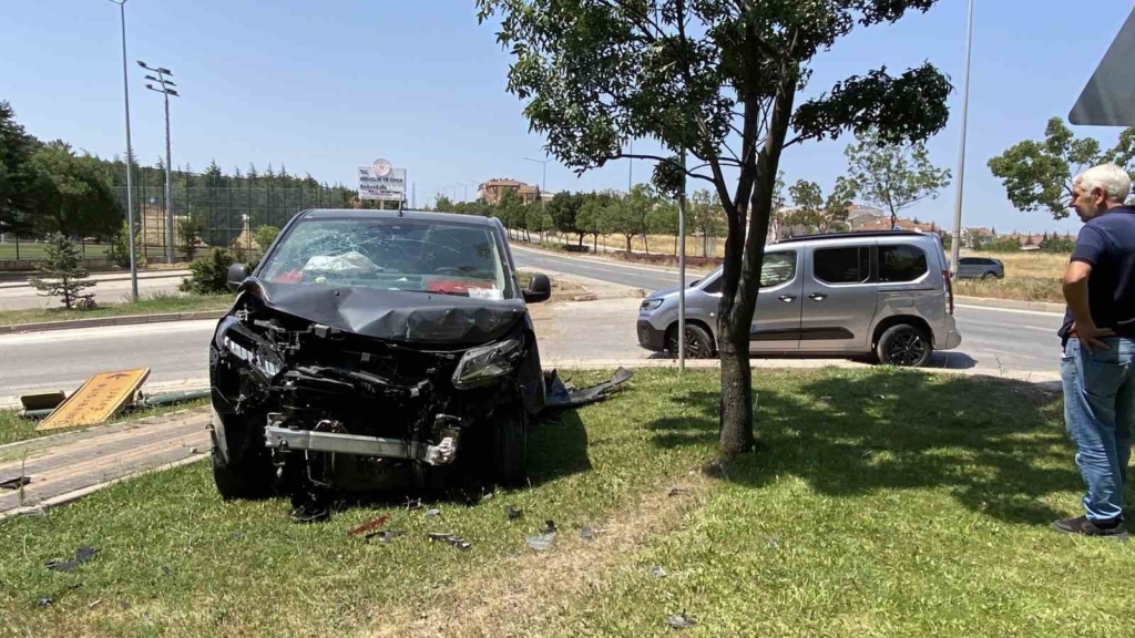 Eskişehir’de korkutan kaza: 2 yaralı