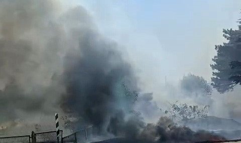 Eskişehir’de otluk alanda yangın