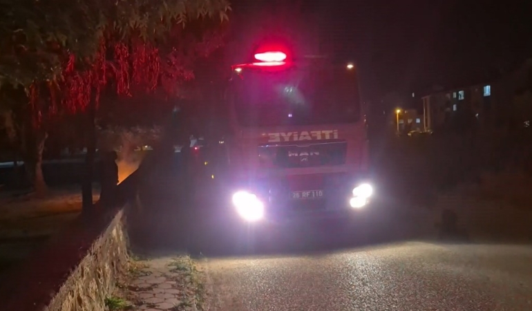 Eskişehir’de parkta kasten çıkarılan yangın söndürüldü