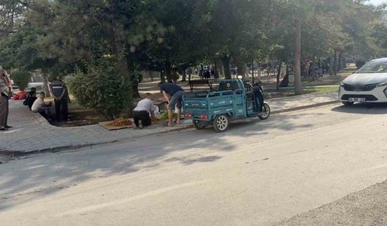 Eskişehir’de parkta oturan şahsa döner bıçaklı saldırı