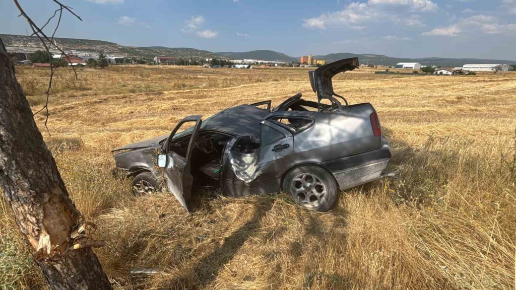 Tavşanlı’da trafik kazası 1 yaralı