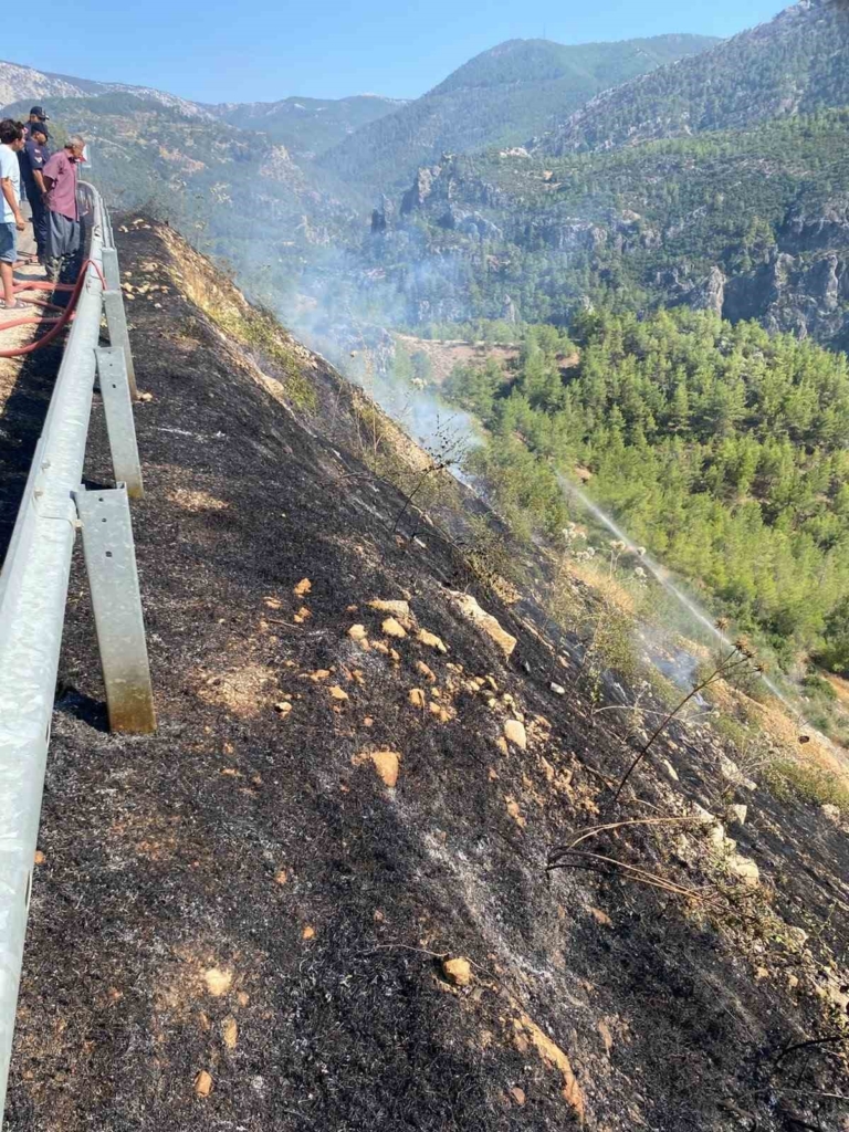 Mersin’de yangın: Ekipler havadan ve karadan müdahaleyle kontrol altına aldı