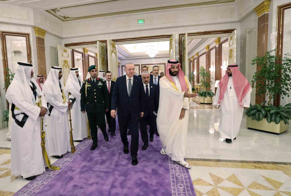 Cumhurbaşkanı Erdoğan, Suudi Arabistan Veliaht Prensi Selman ile görüştü