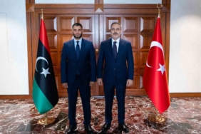Bakan Fidan, Libya Milli Birlik Hükümeti İçişleri Bakan Vekili Trabelsi ile görüştü