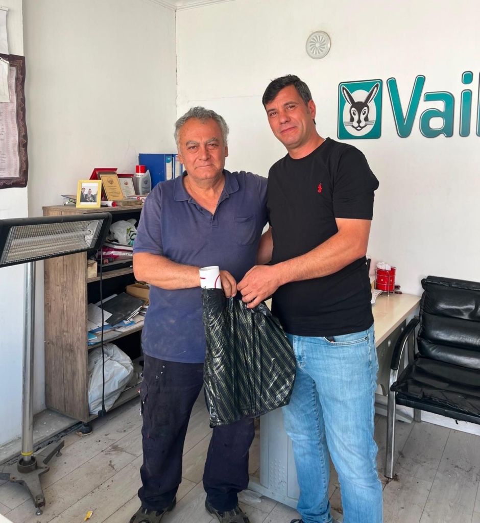 Sivrihisar’da oda başkanı esnafı tek tek ziyaret etti