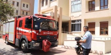 Karaman’da dairede çıkan yangın korkuttu