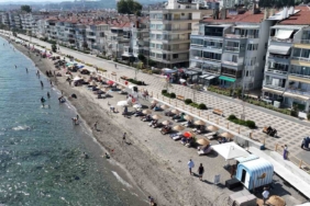 Mudanya’da plajlar ful çekiyor