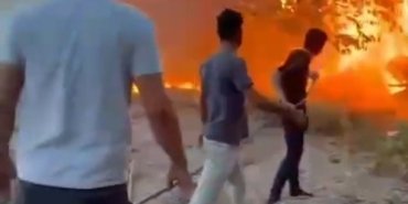 Birecik’te korkutan yangın