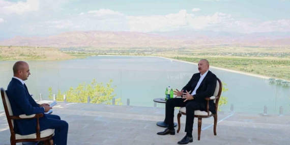 Azerbaycan Cumhurbaşkanı Aliyev: "Nahçıvan’a Ermenistan toprakları üzerinden elektrik hatlarının çekilmesi projesi hazır"