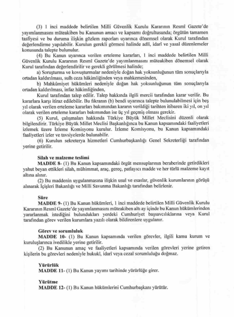 AK Parti Grup Başkanı Abdullah Güler: "12 Maddelik Çerçeve Yasa teklifini Meclis Başkanlığı’na sunduk"