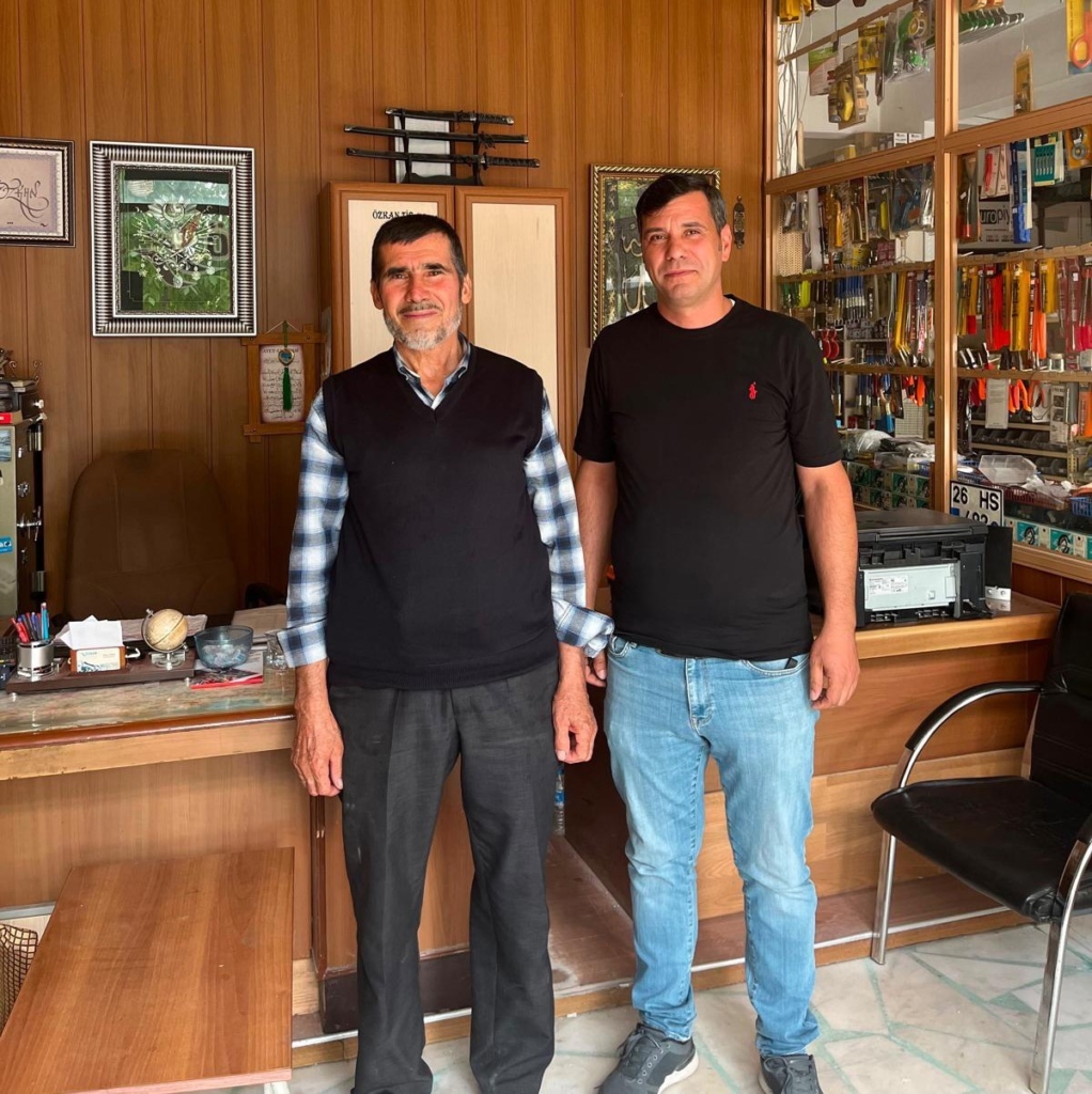 Sivrihisar’da oda başkanı esnafı tek tek ziyaret etti