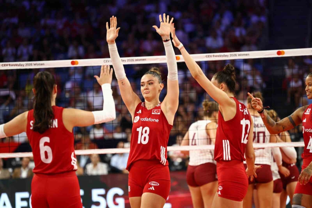 A Milli Kadın Voleybol Takımı, Avrupa Şampiyonası’na galibiyetle başladı
