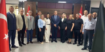 Kaymakam Şahin’e muhtarlardan hayırlı olsun ziyareti