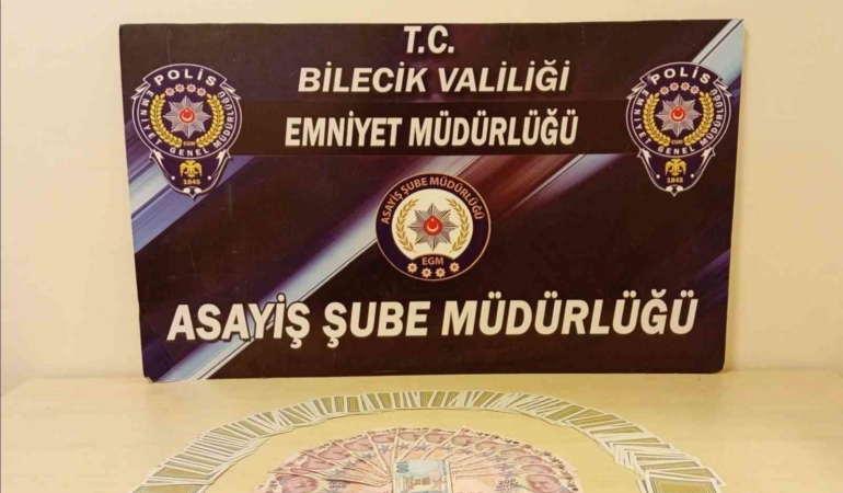 Bilecik’te kumar baskını: 7 kişiye 95 bin 340 lira ceza